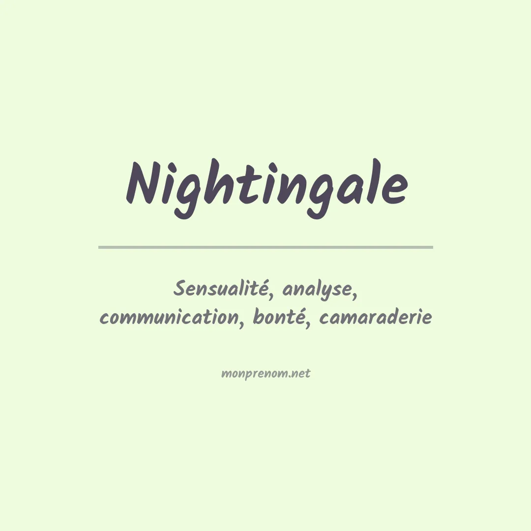 Prénom Nightingale
