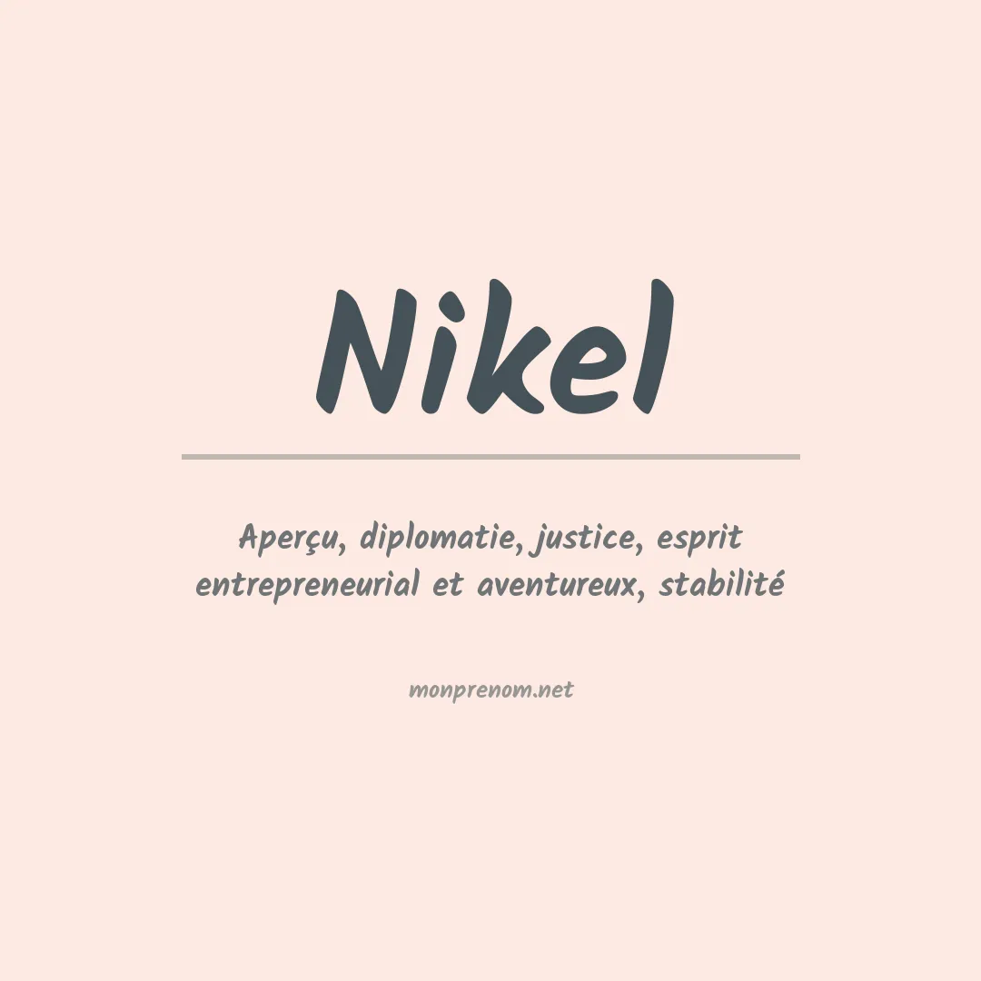 Prénom Nikel