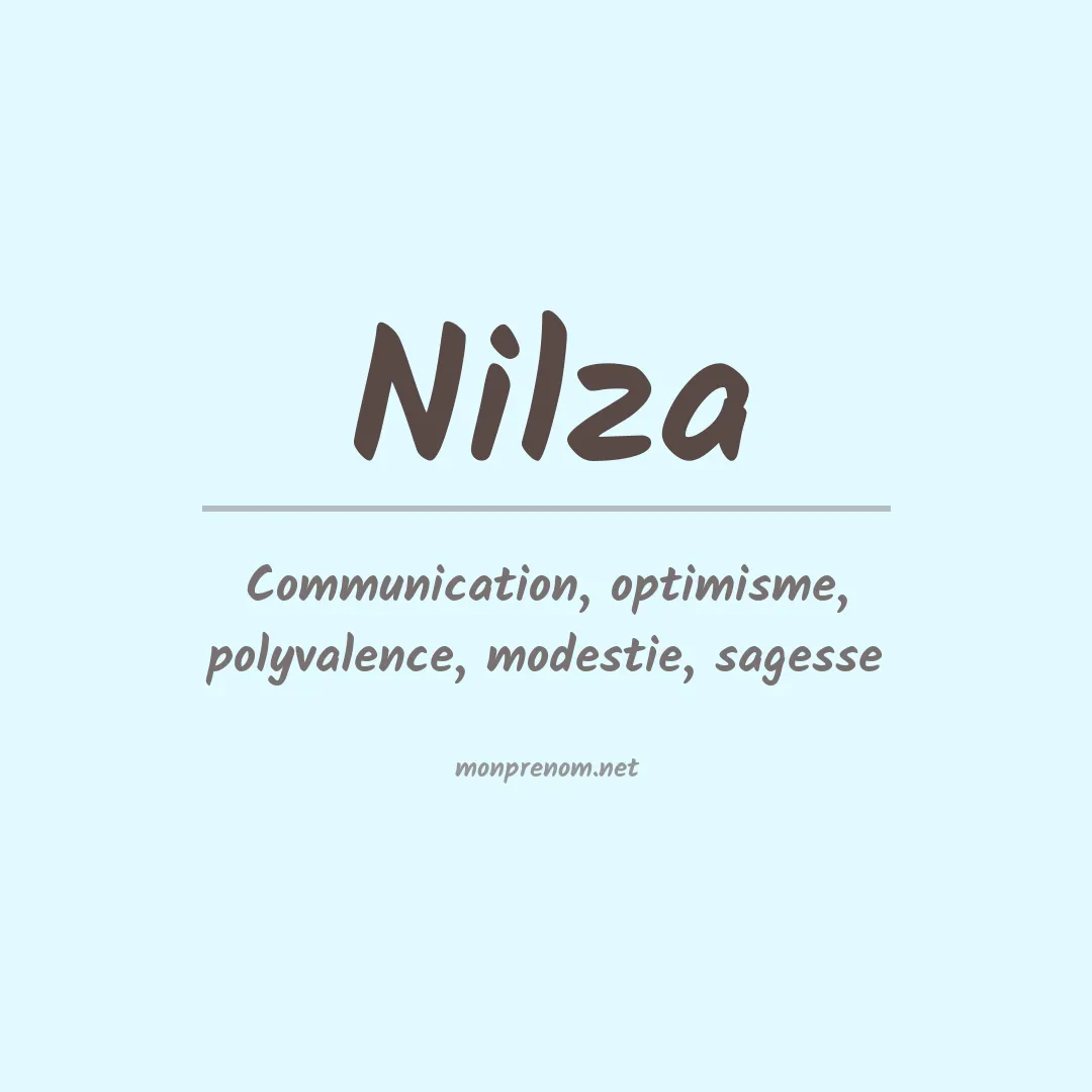 Prénom Nilza