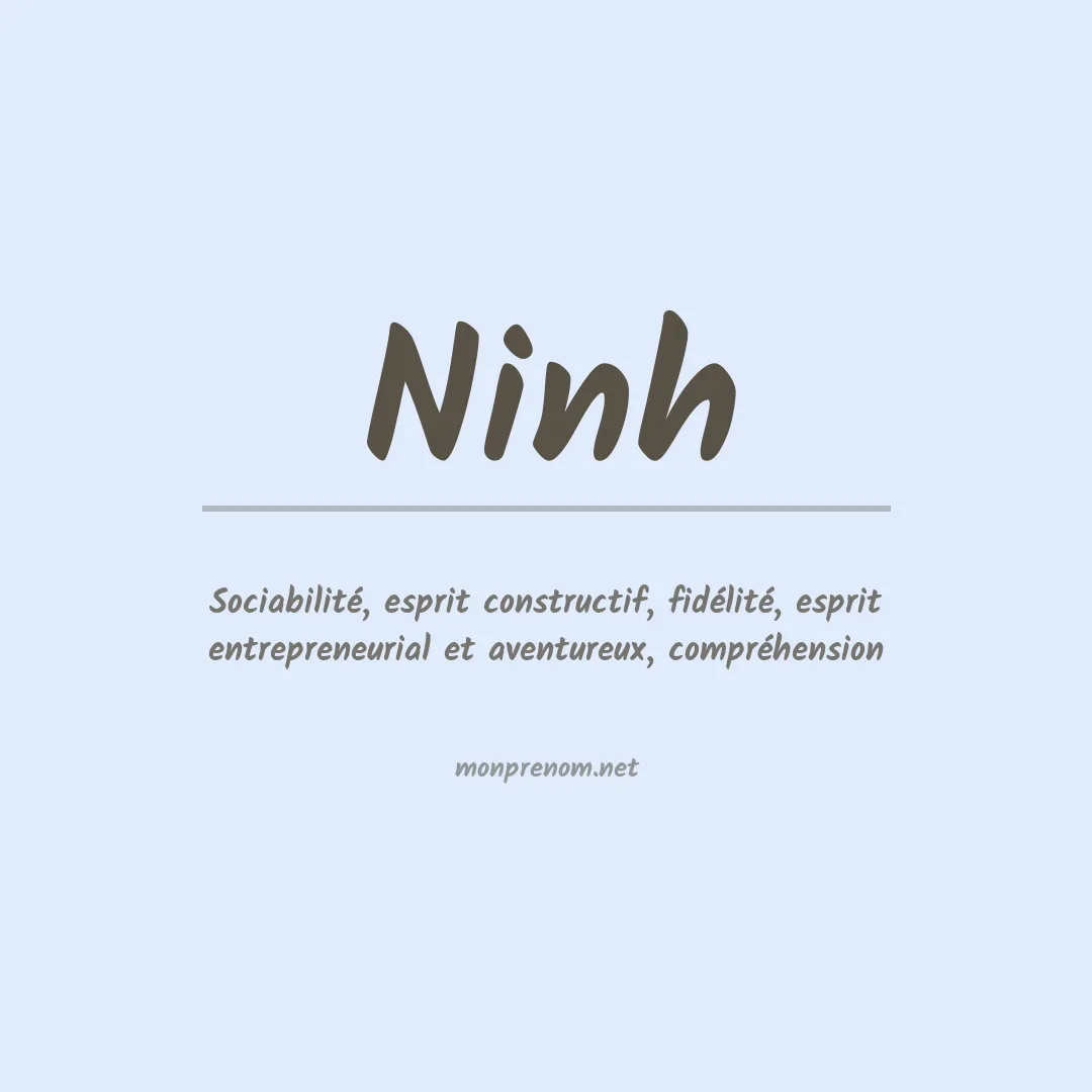 Prénom Ninh
