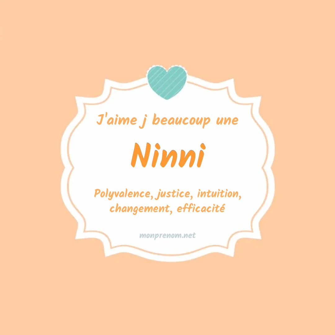 J'aime beaucoup Ninni