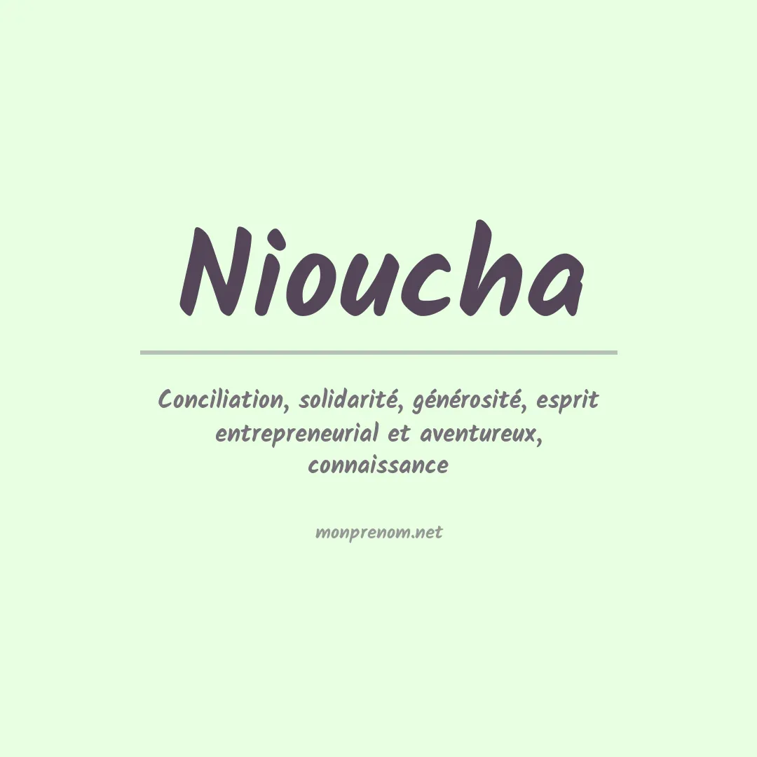 Prénom Nioucha