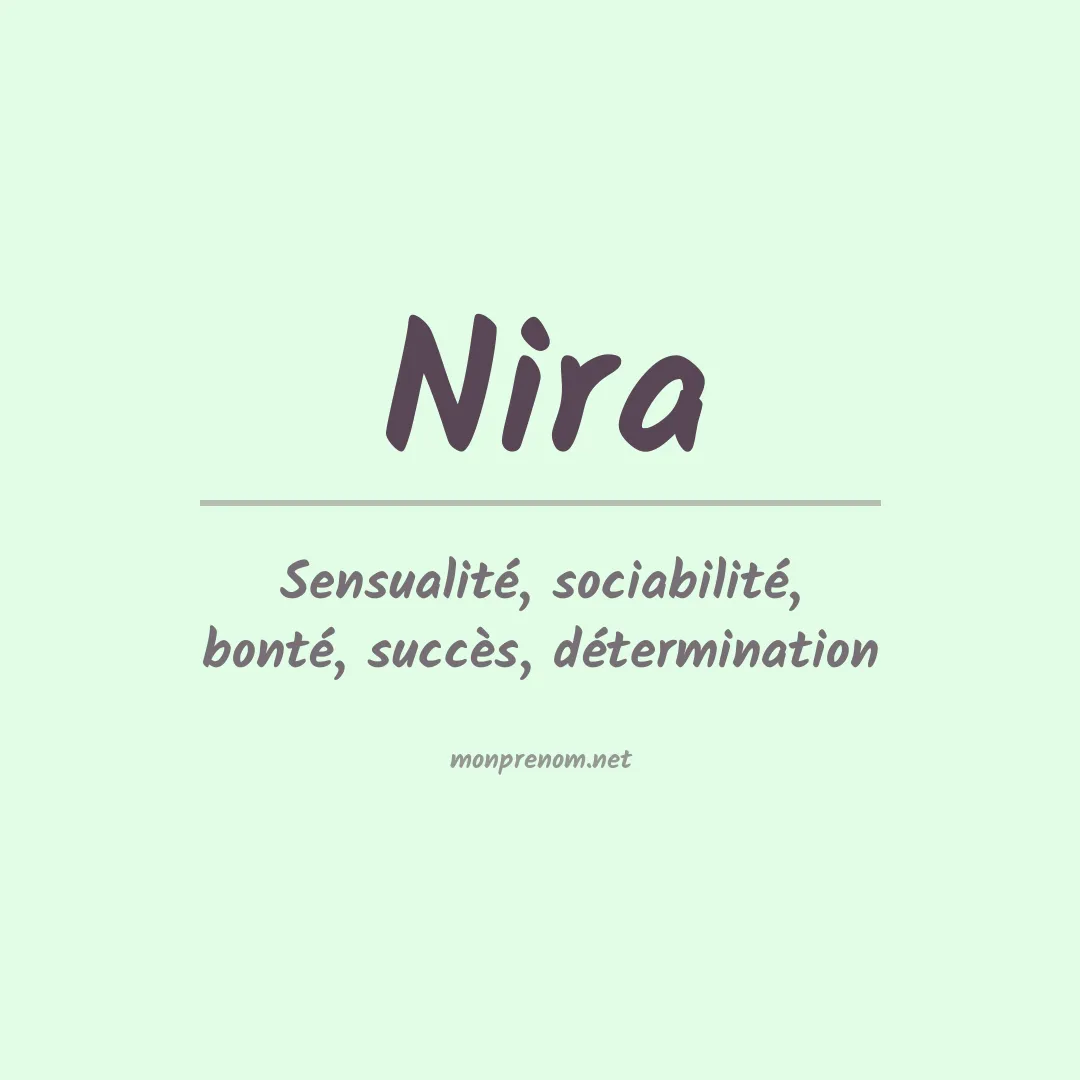 Prénom Nira
