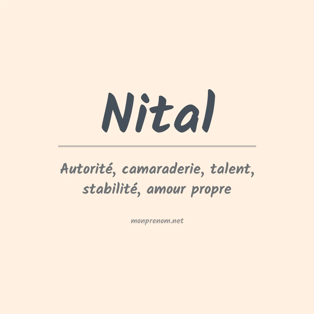 Prénom Nital