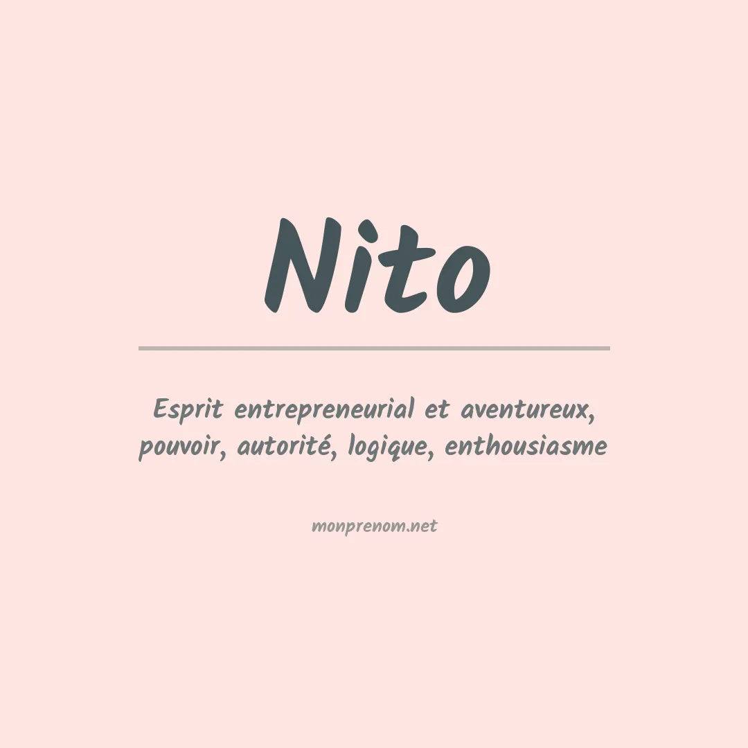 Prénom Nito