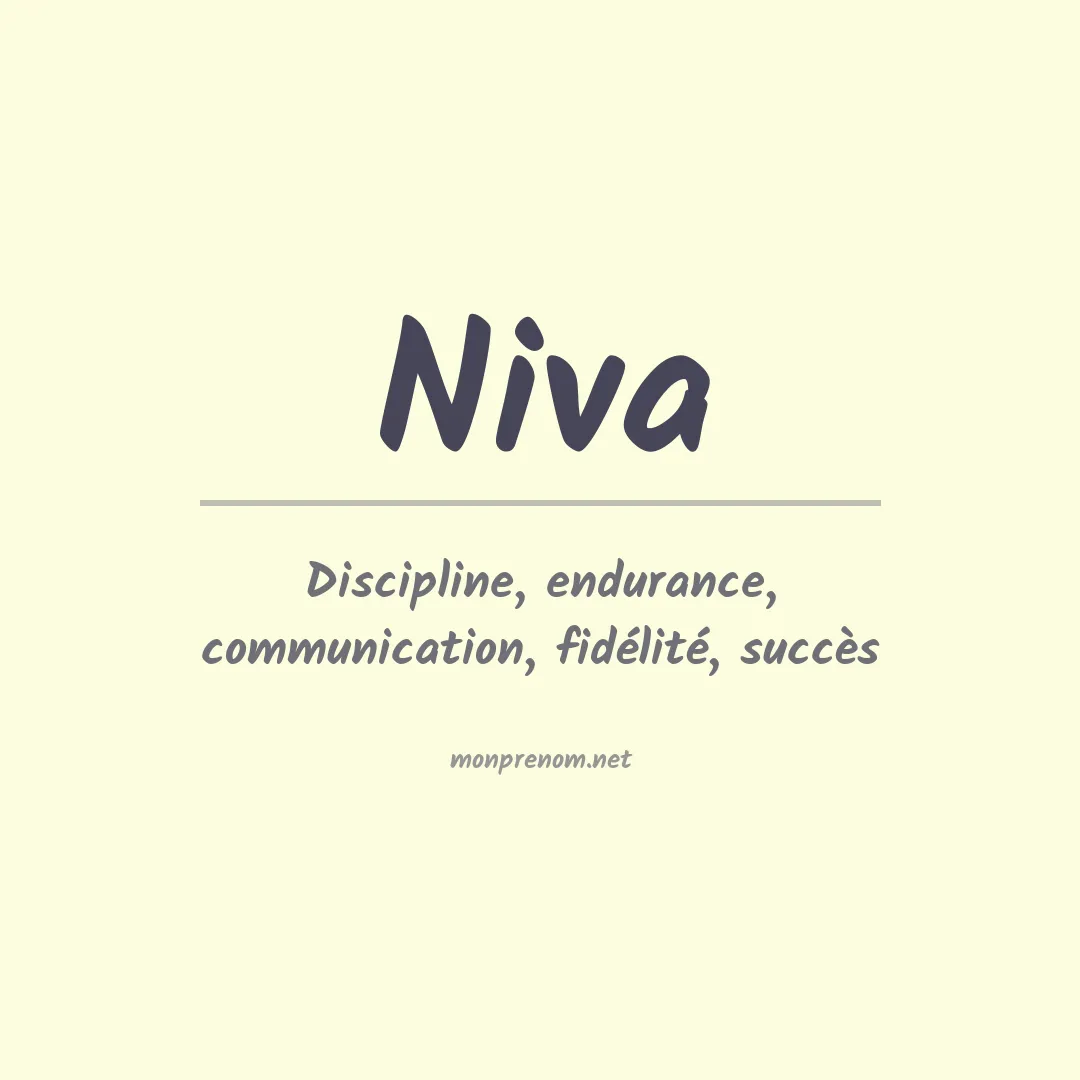 Prénom Niva
