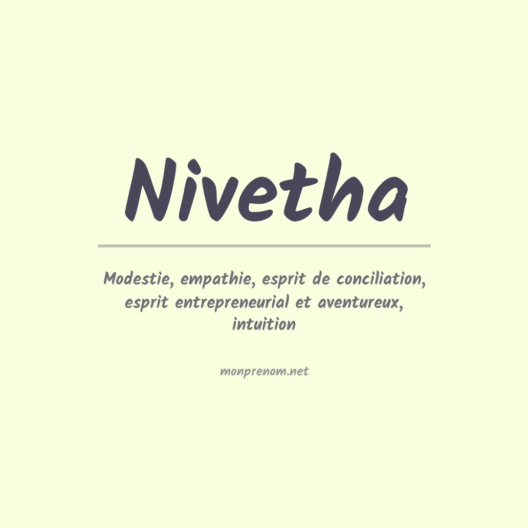 Prénom Nivetha