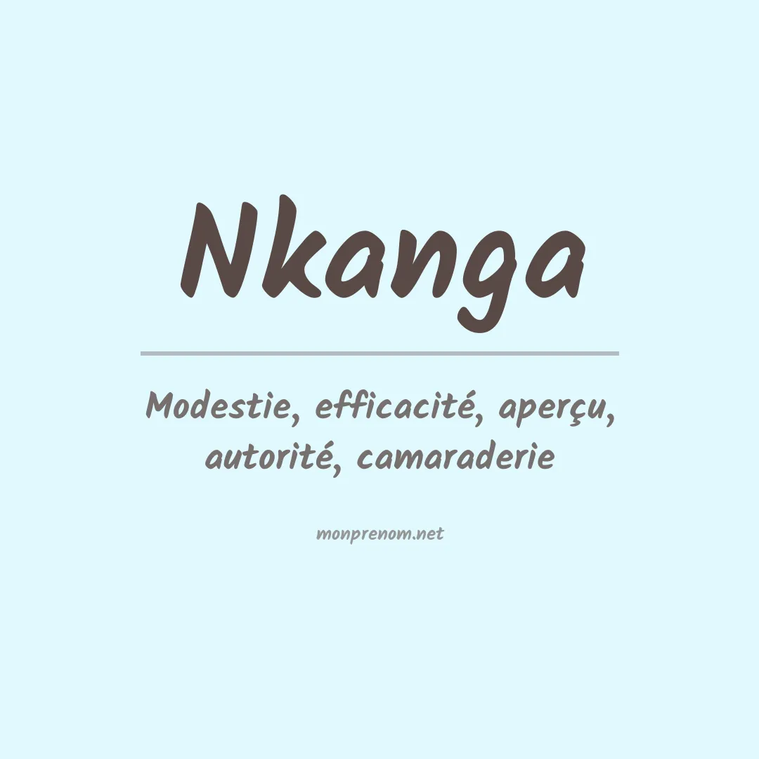 Signification du prénom Nkanga