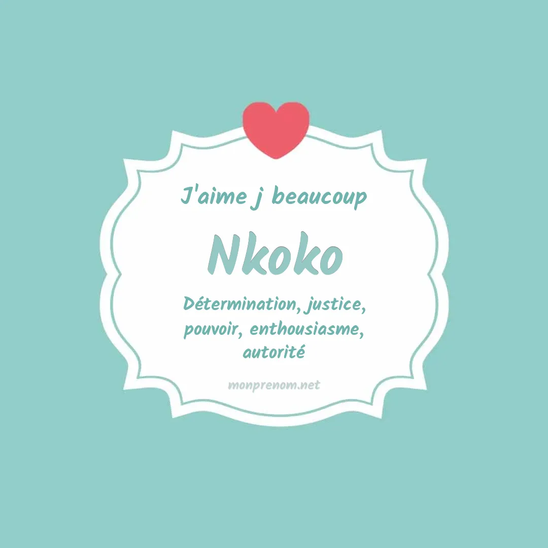 J'aime beaucoup Nkoko