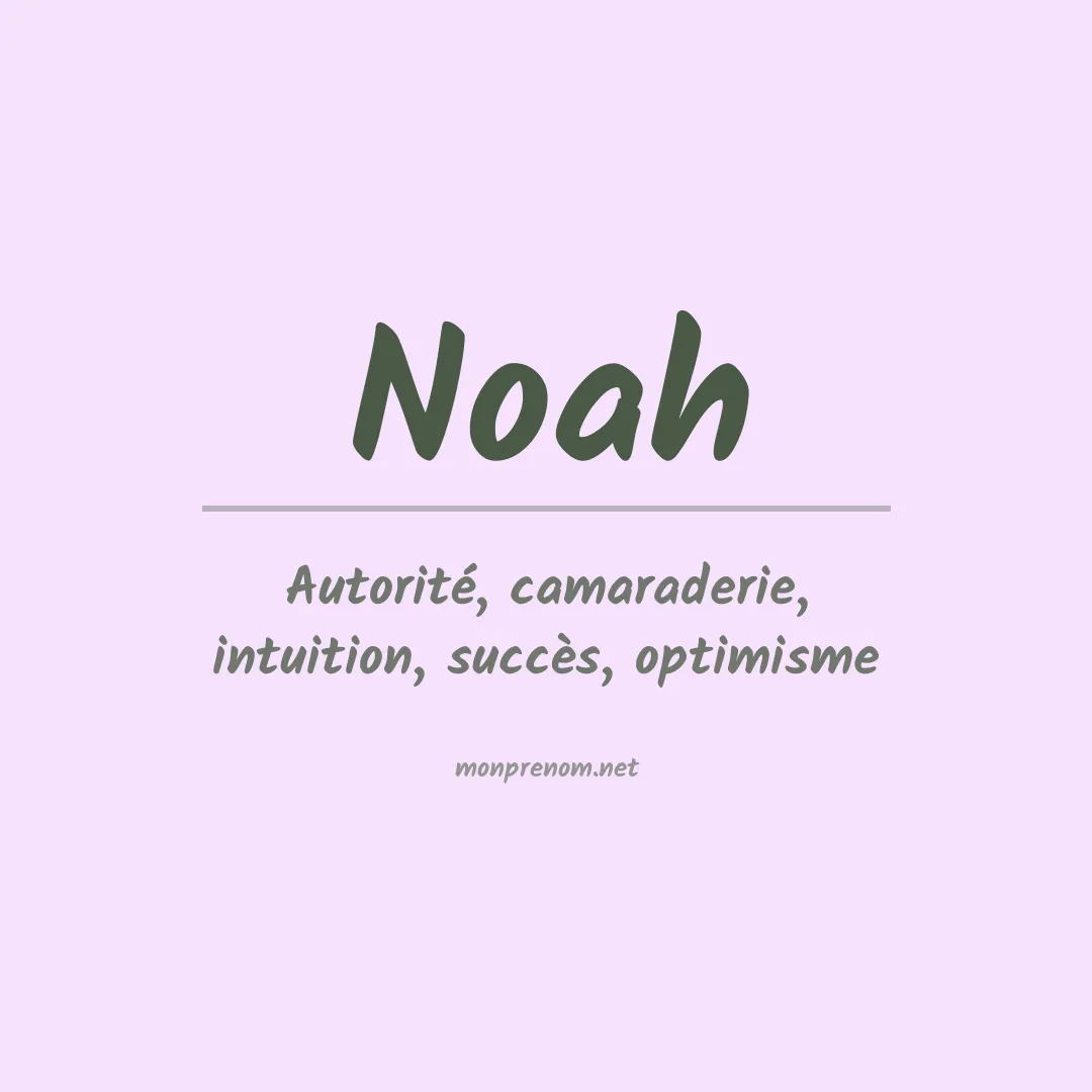 Prénom Noah