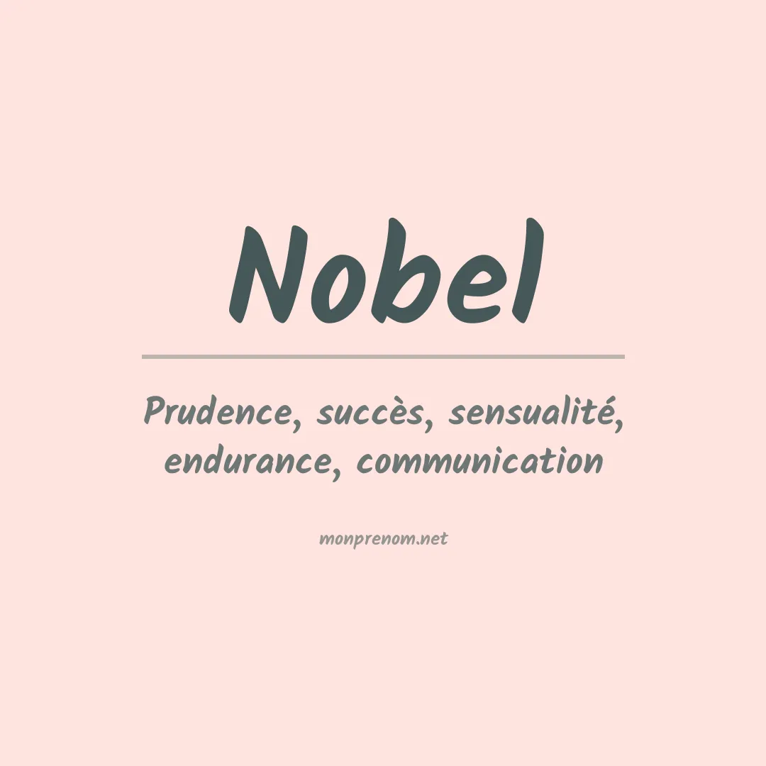 Prénom Nobel