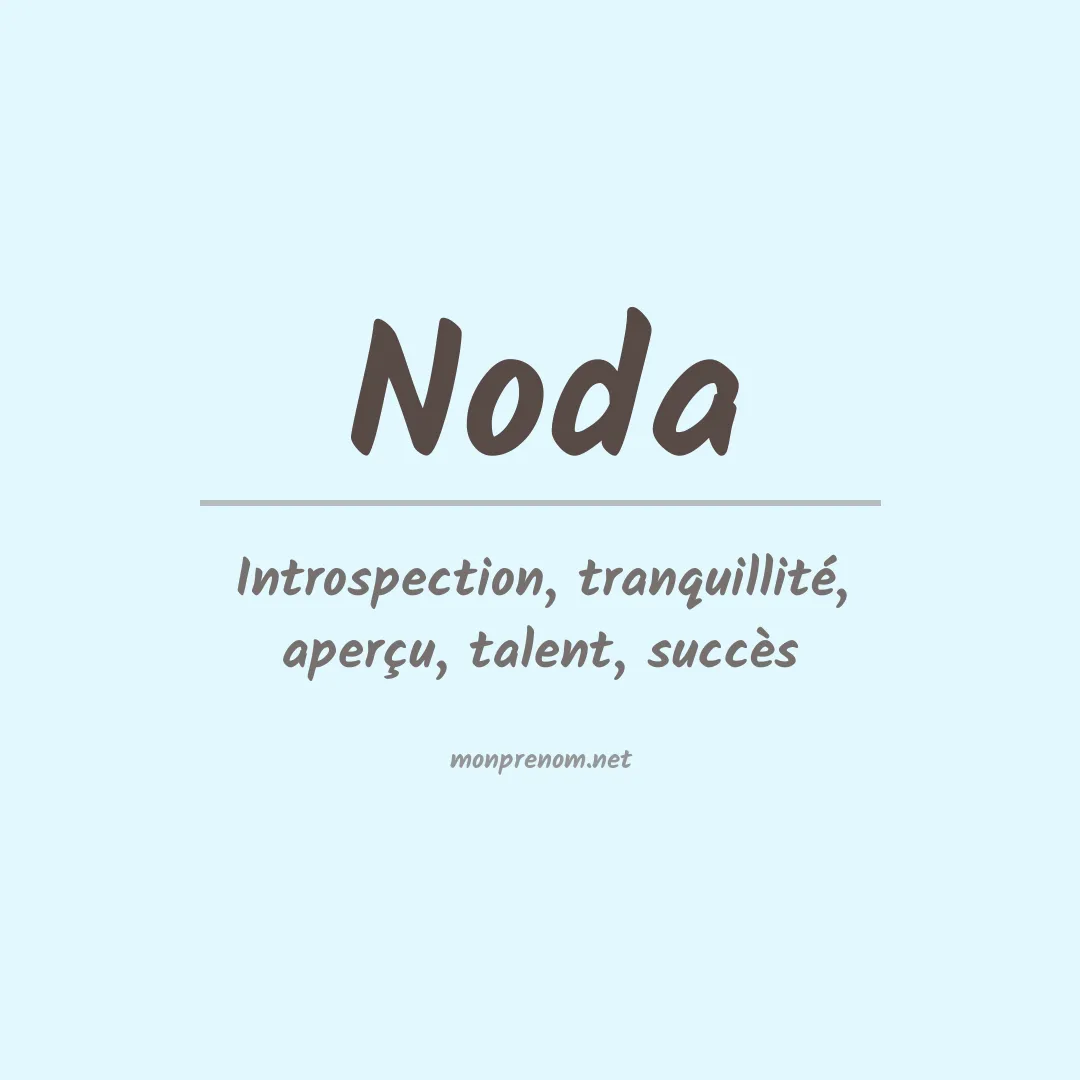 Prénom Noda