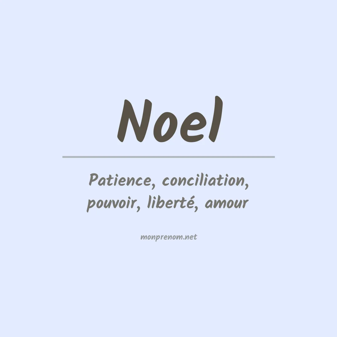 Prénom Noel