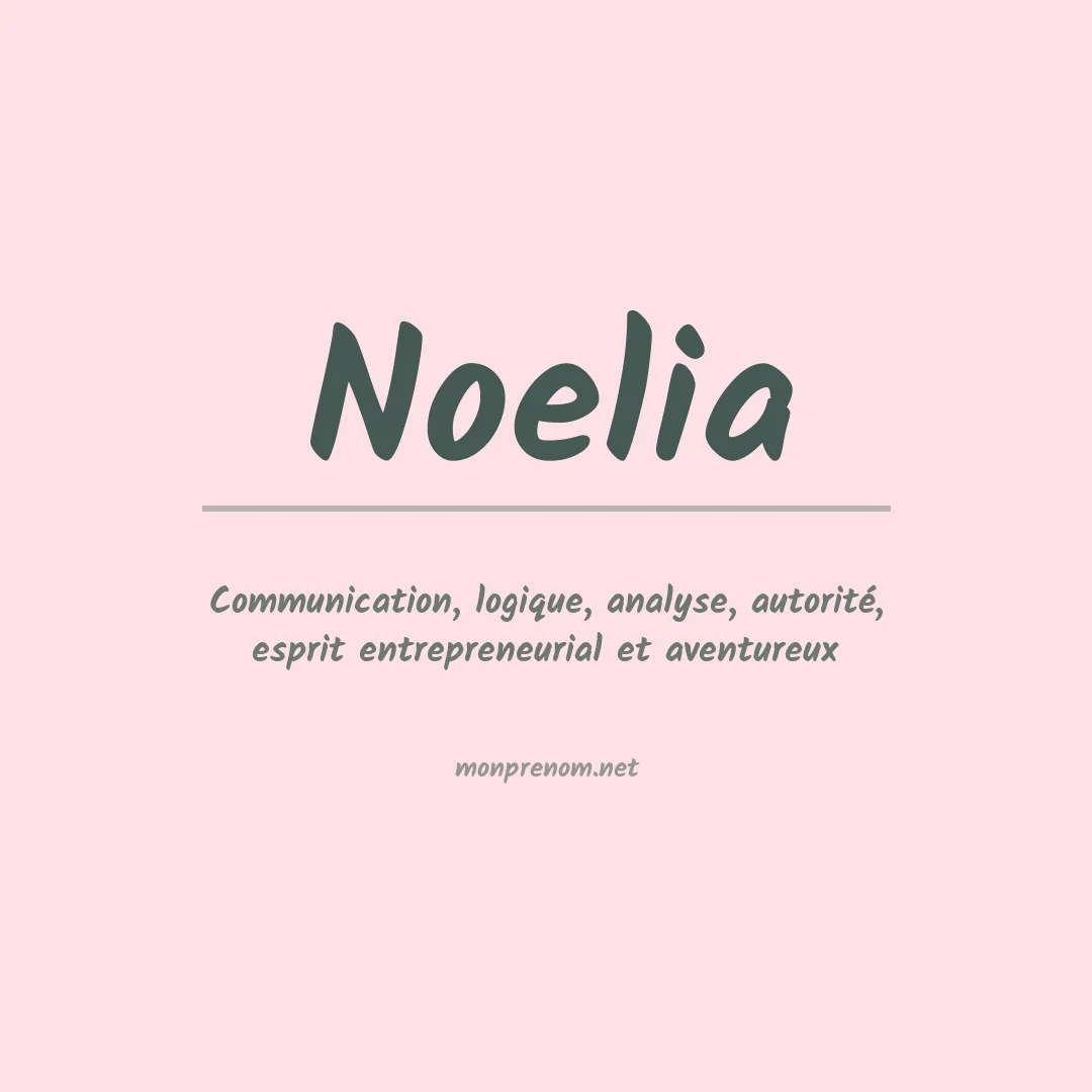 Prénom Noelia