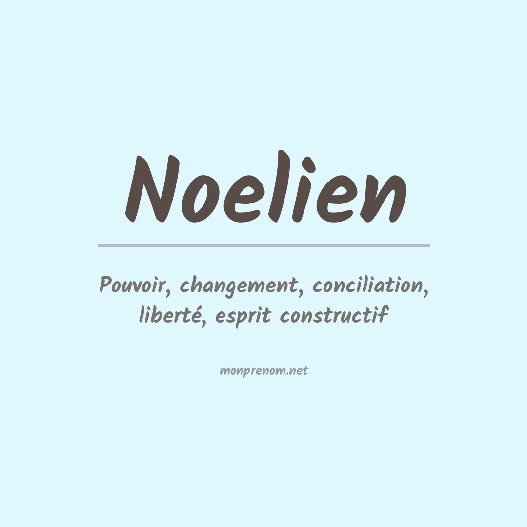 Signification du prénom Noelien