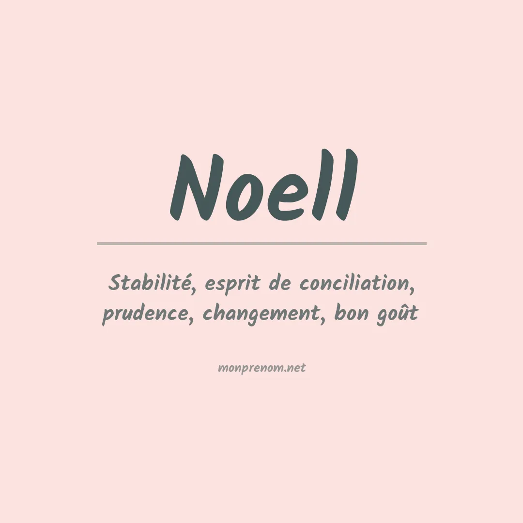 Prénom Noell