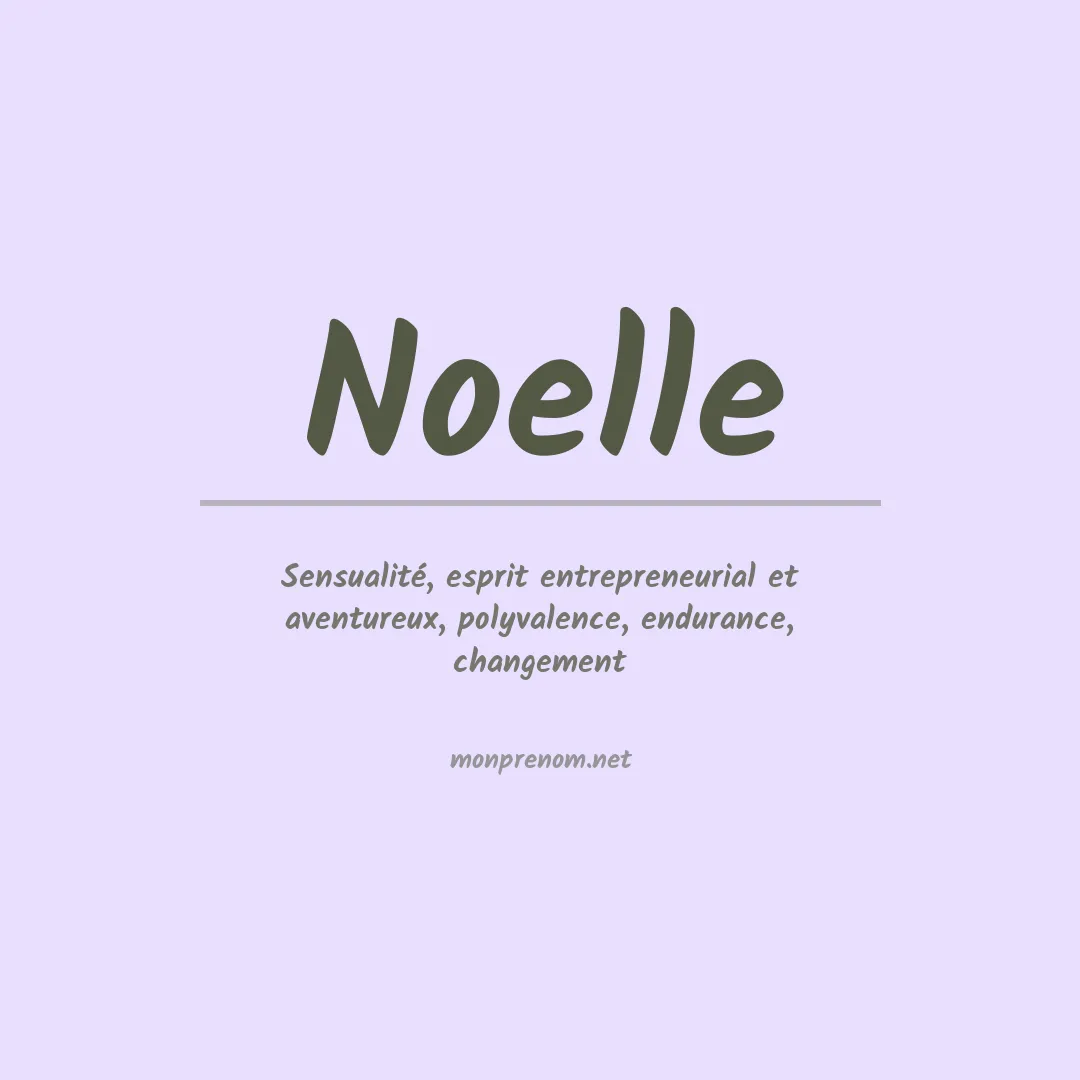 Prénom Noelle