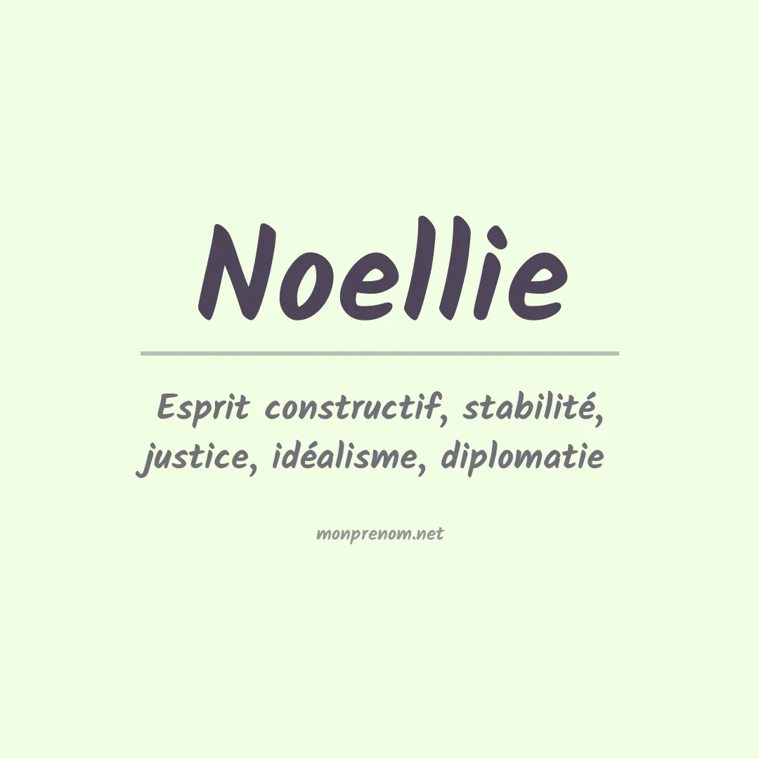Prénom Noellie