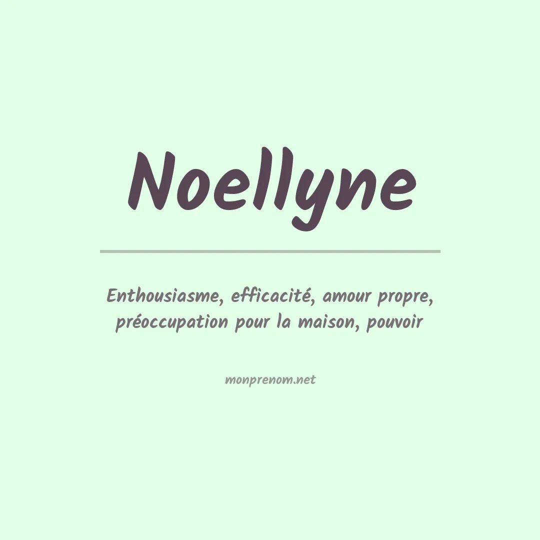 Prénom Noellyne