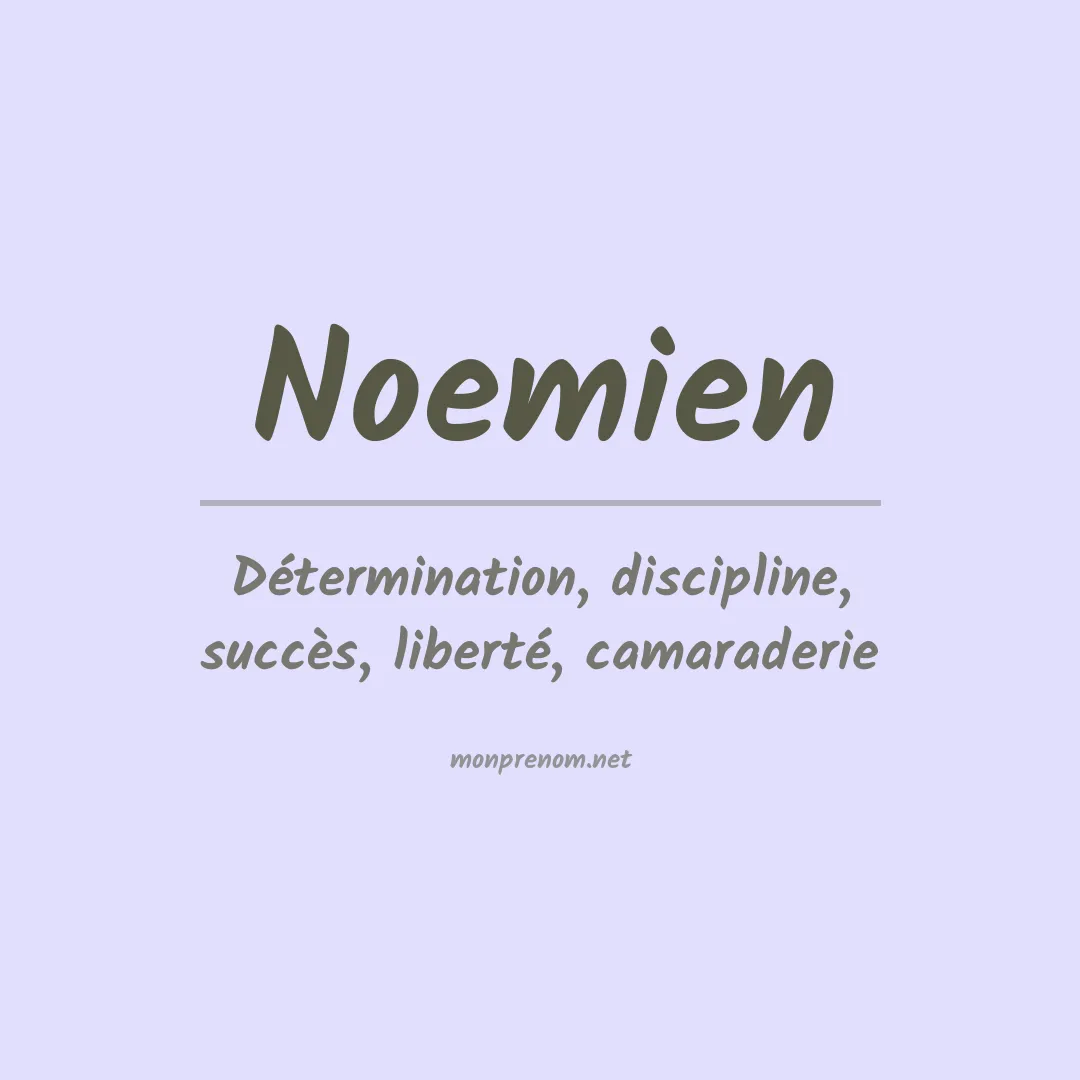 Prénom Noemien