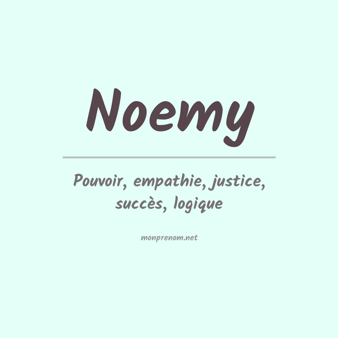 Prénom Noemy