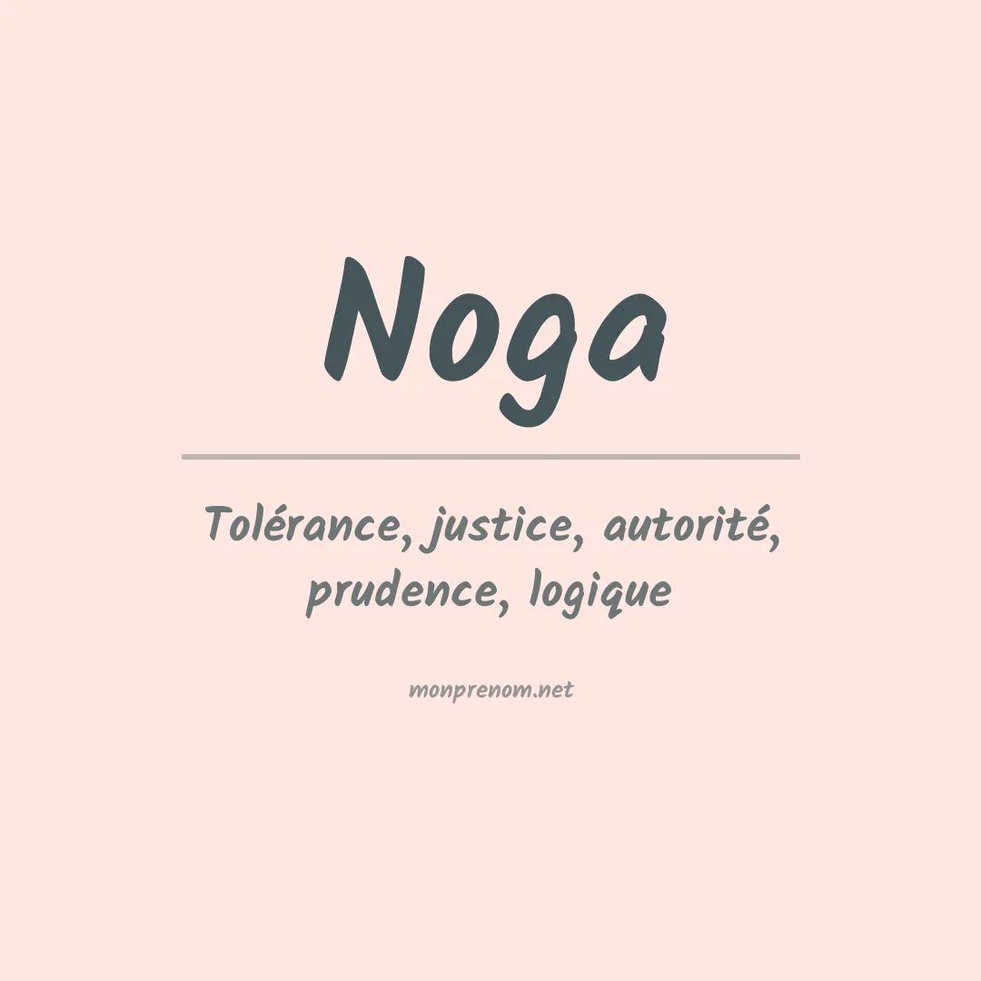 Prénom Noga