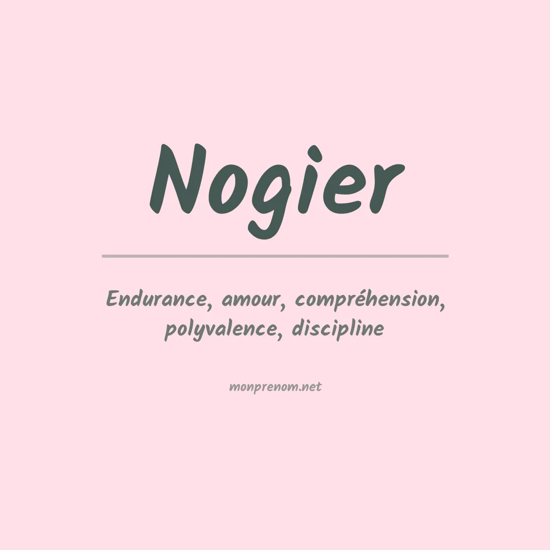 Prénom Nogier