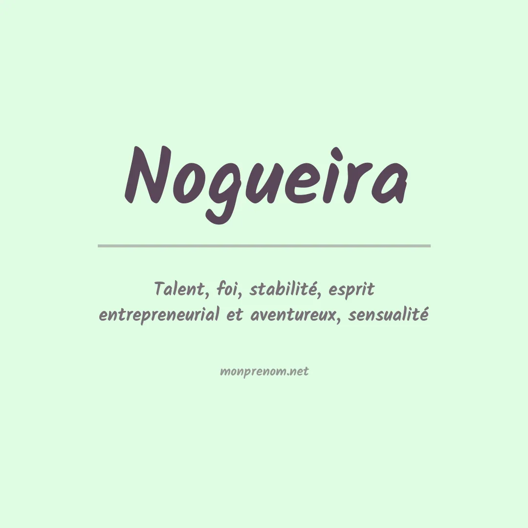 Prénom Nogueira