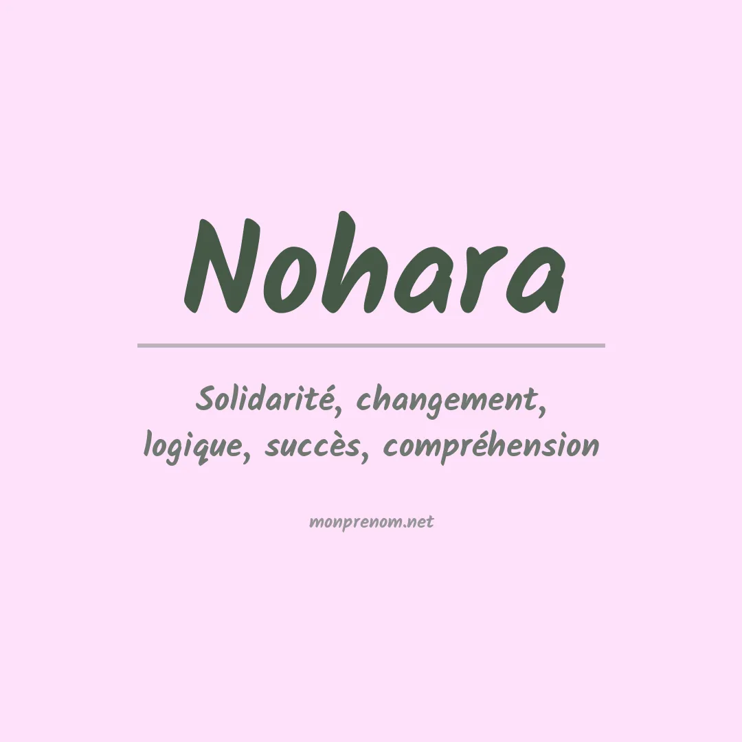 Prénom Nohara