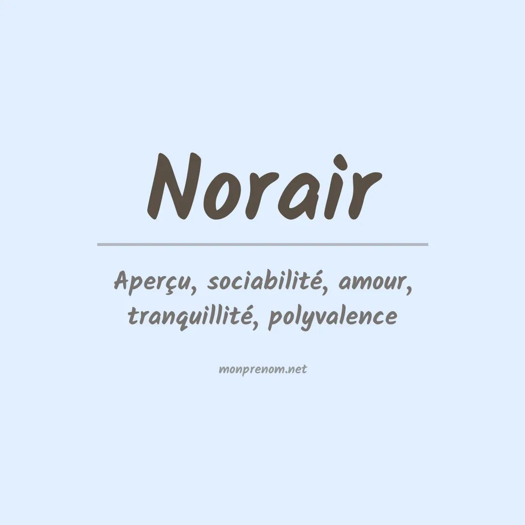 Prénom Norair