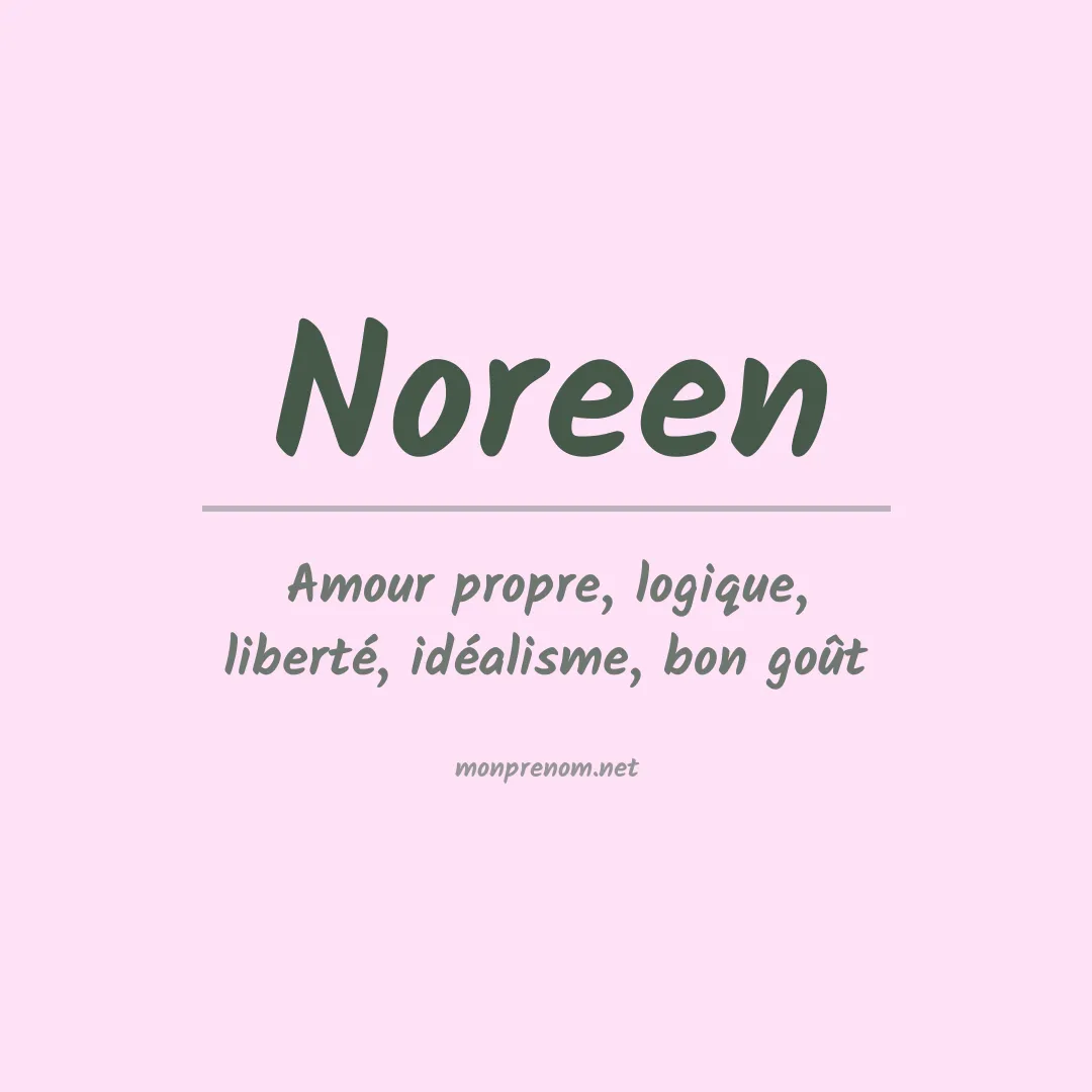 Prénom Noreen