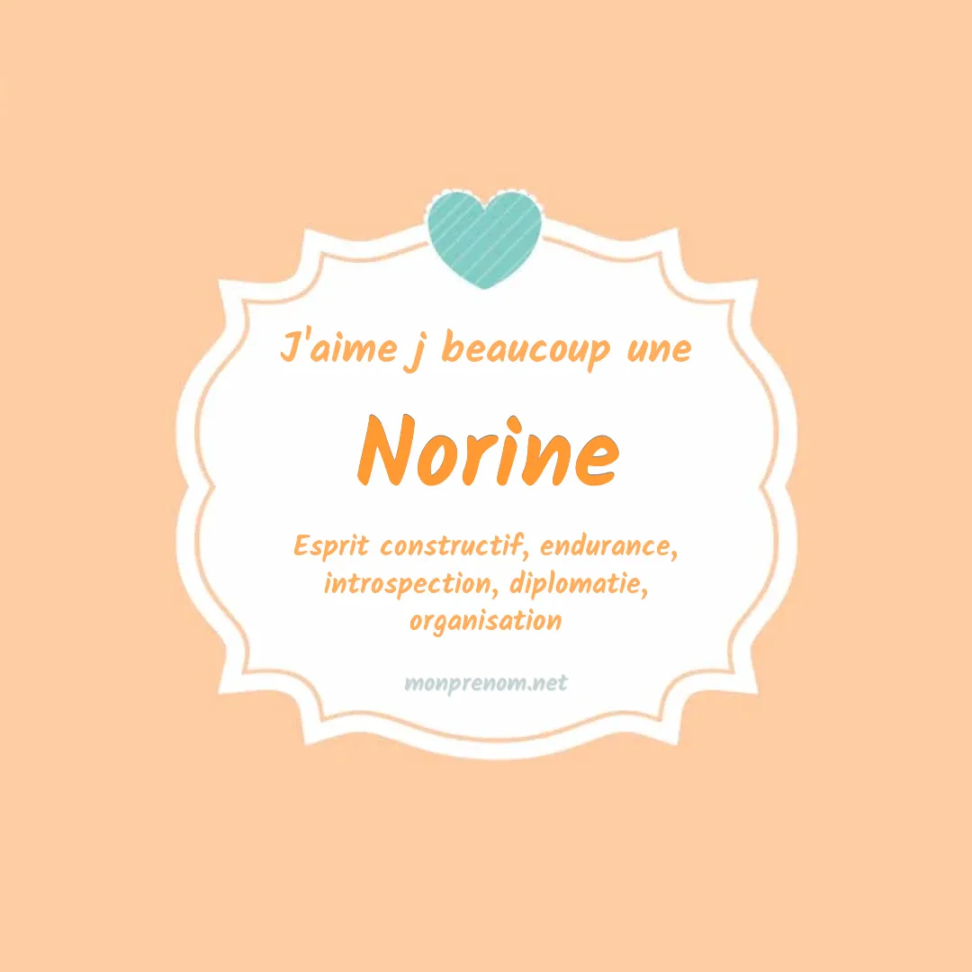 J'aime beaucoup Norine