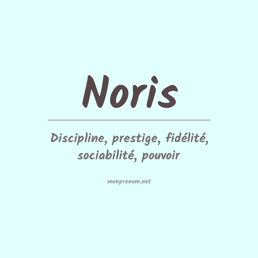 Prénom Noris