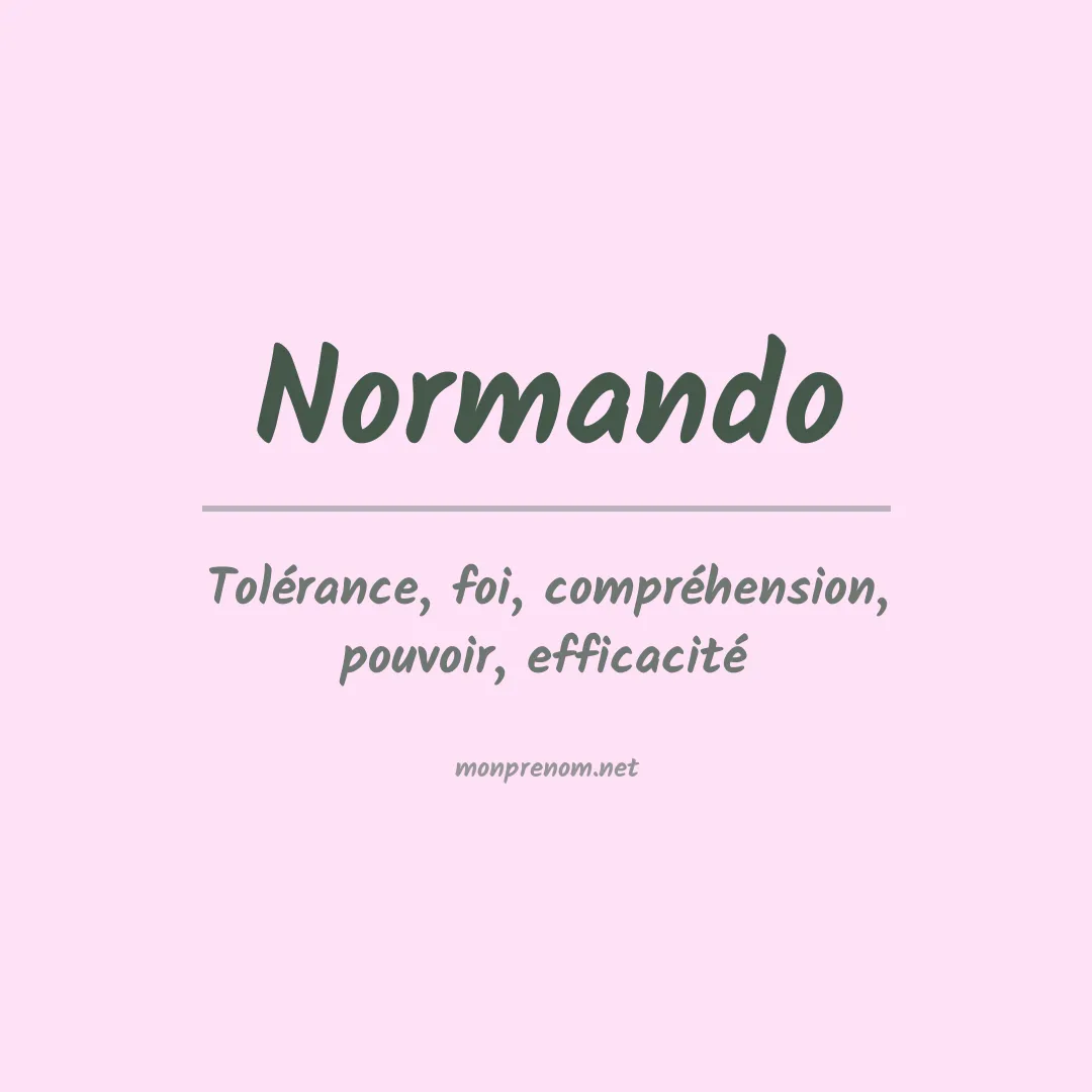 Prénom Normando