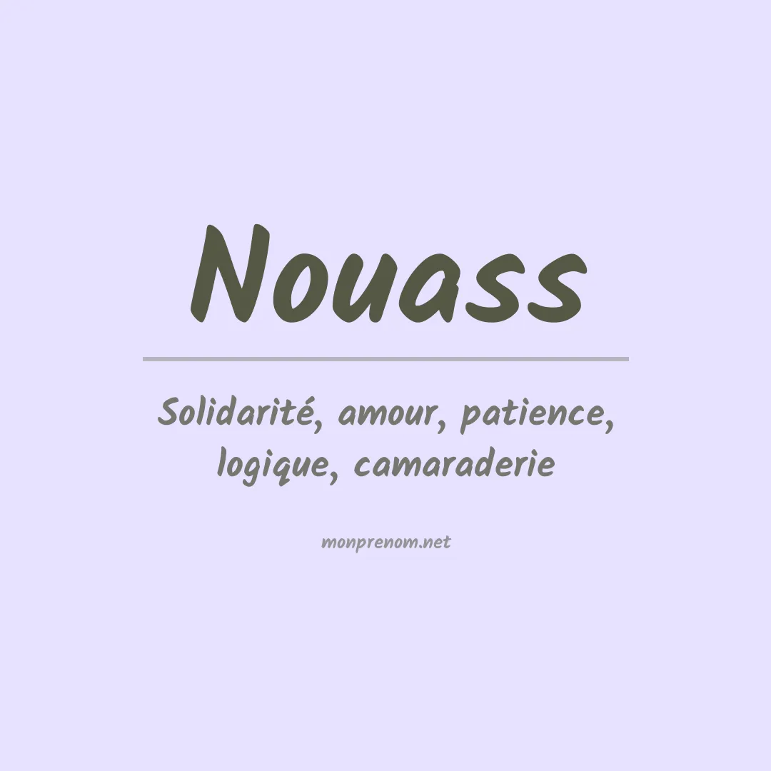 Prénom Nouass