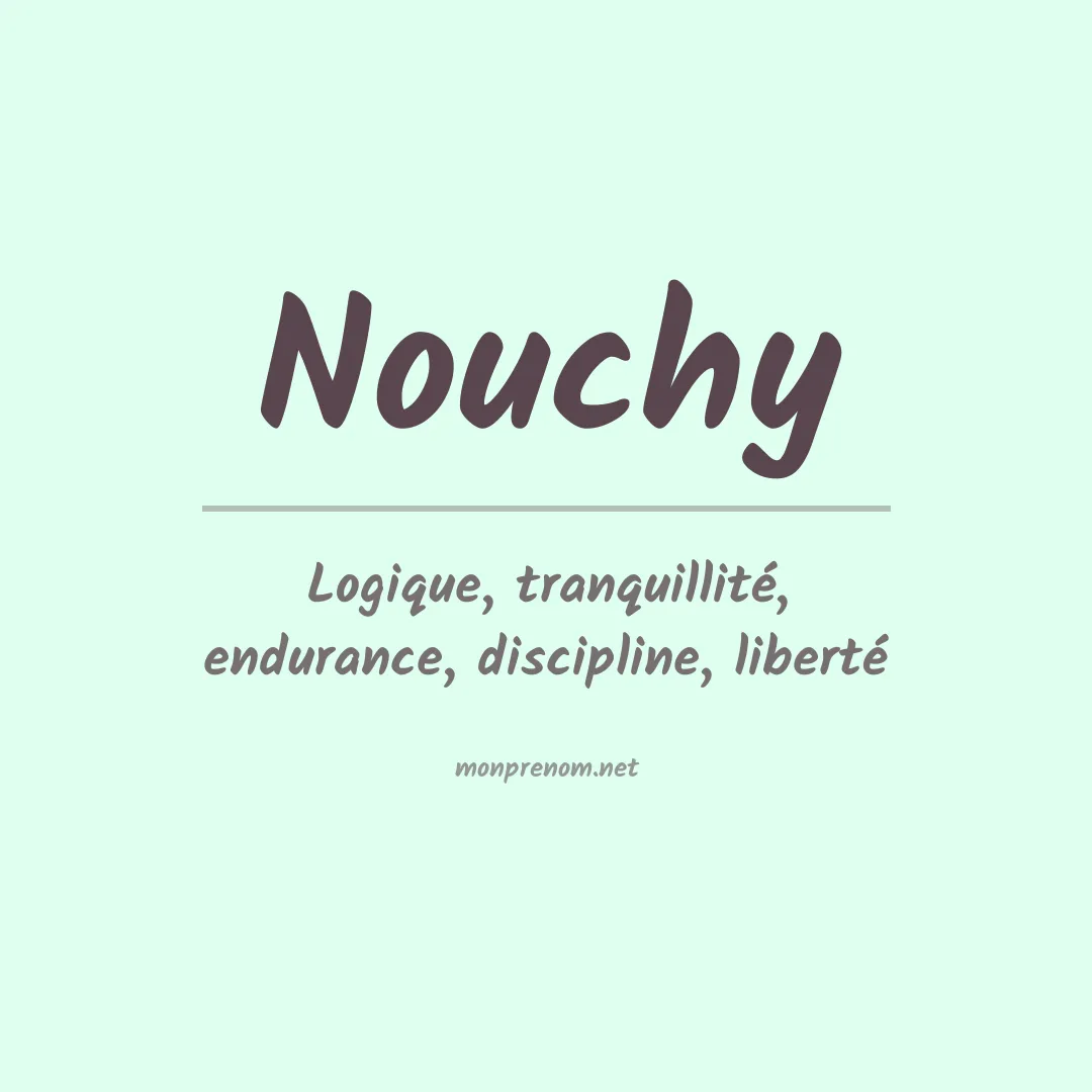 Prénom Nouchy