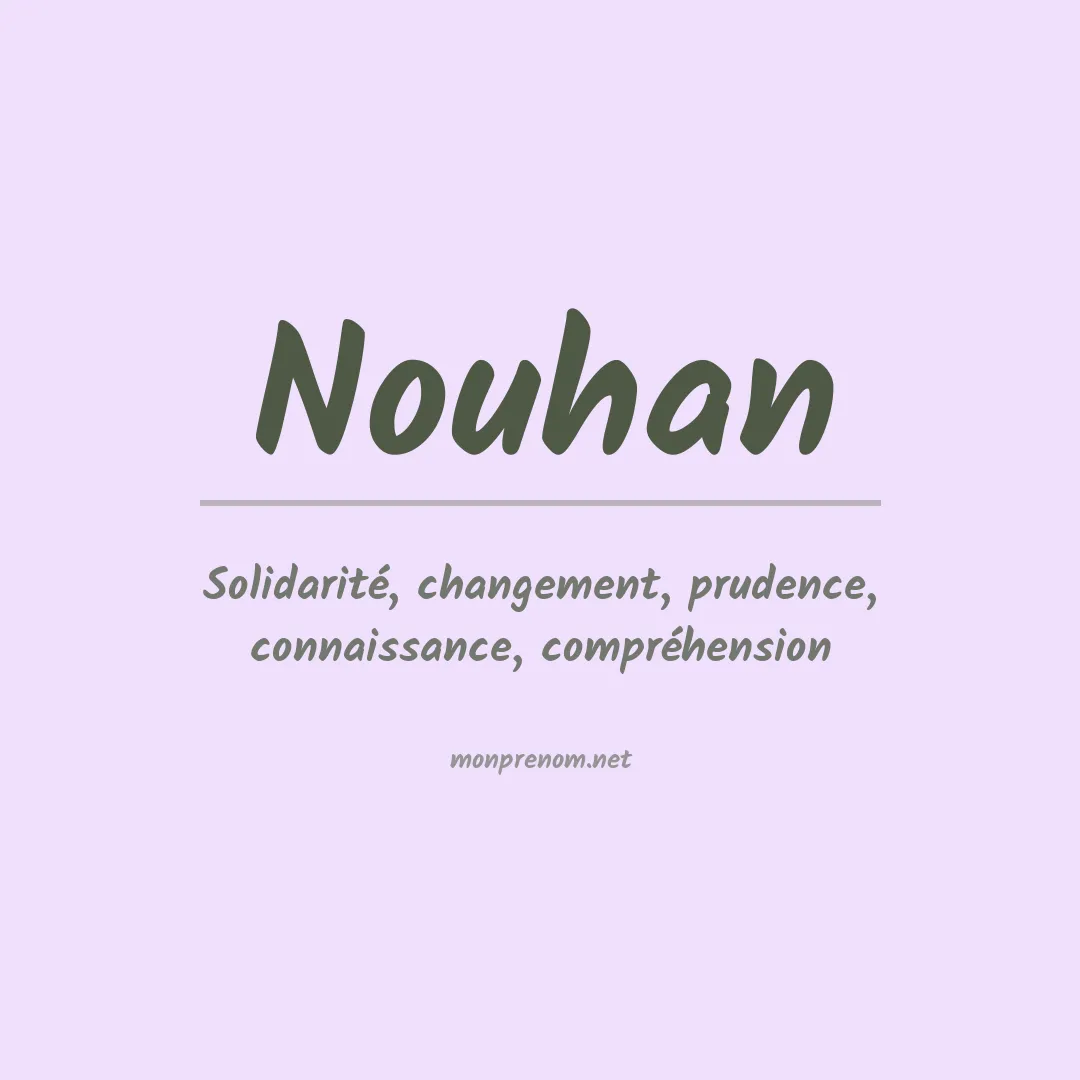 Prénom Nouhan