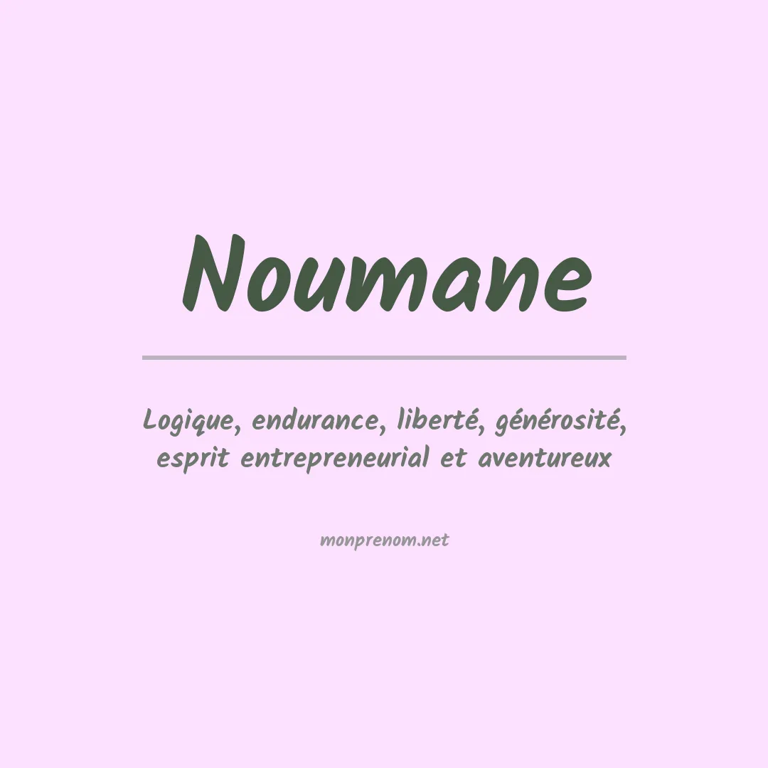 Prénom Noumane
