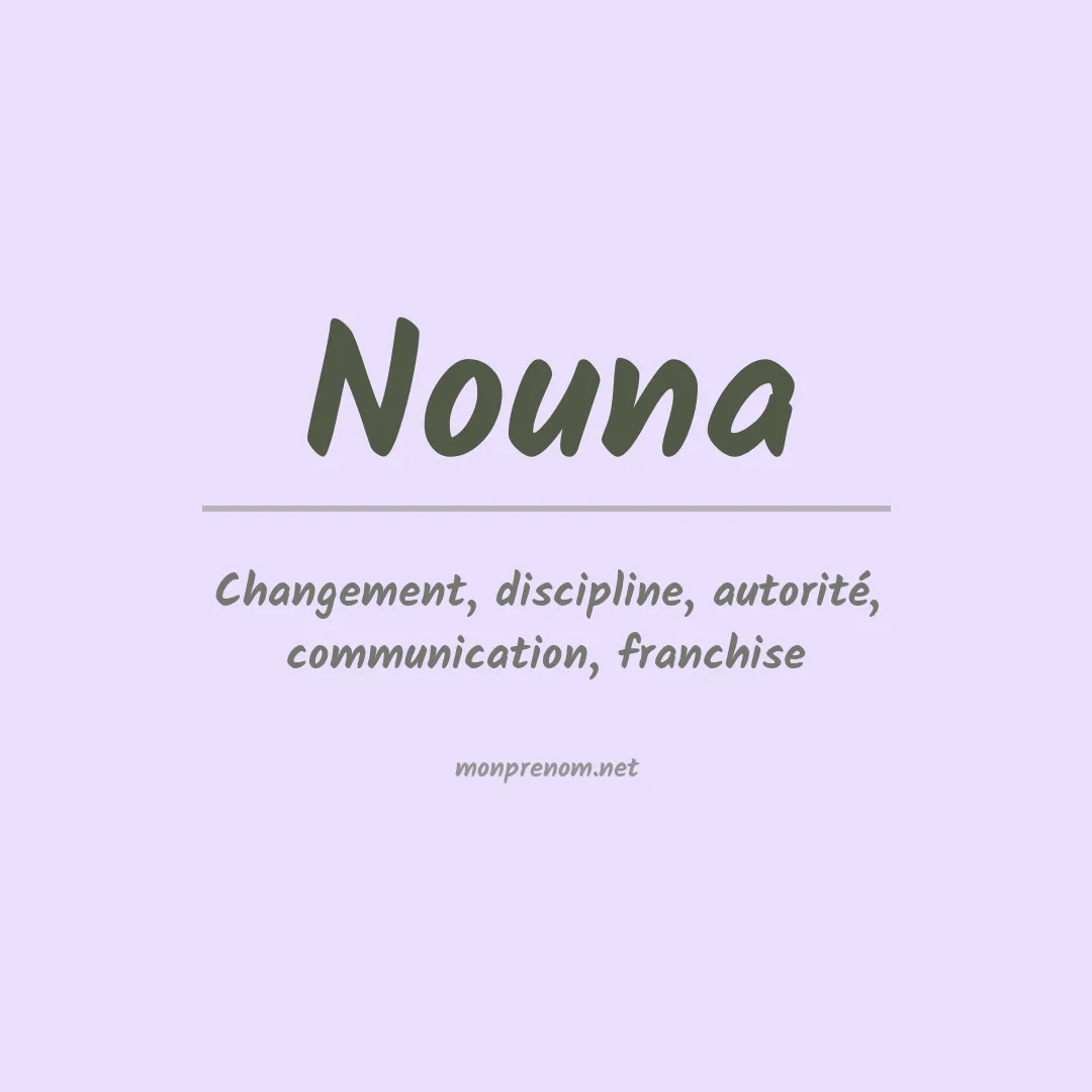 Prénom Nouna