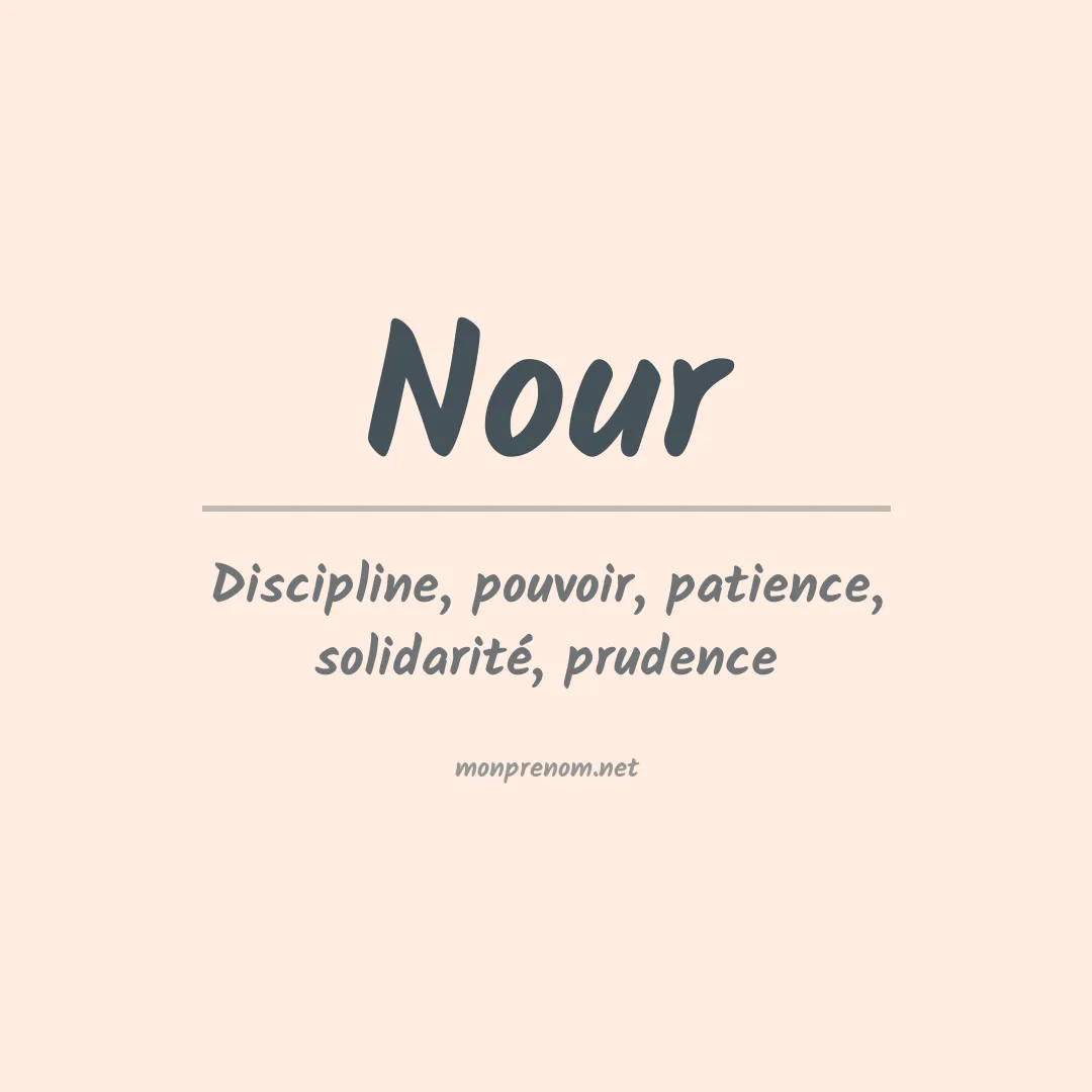 Prénom Nour