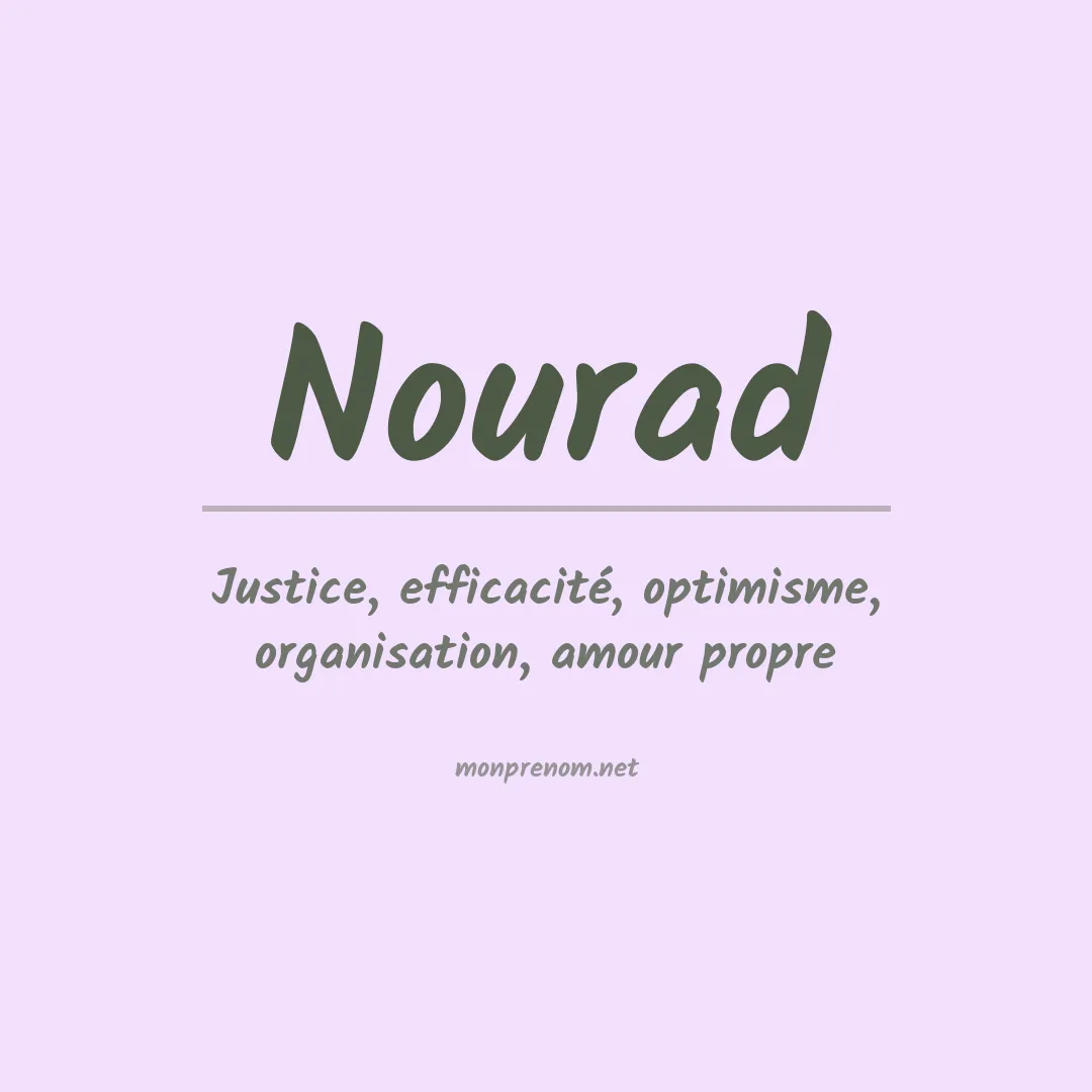 Signification du prénom Nourad