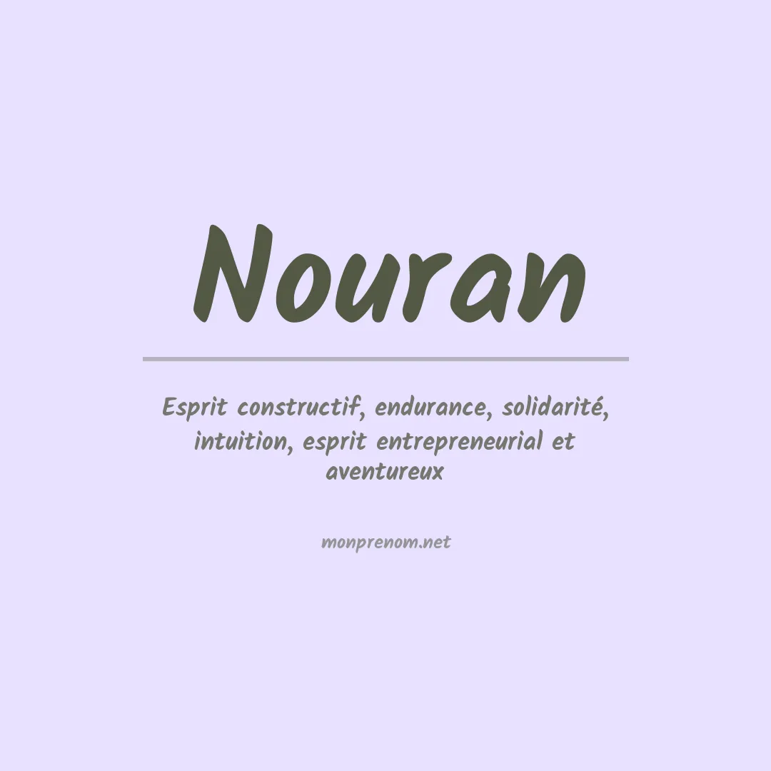 Prénom Nouran
