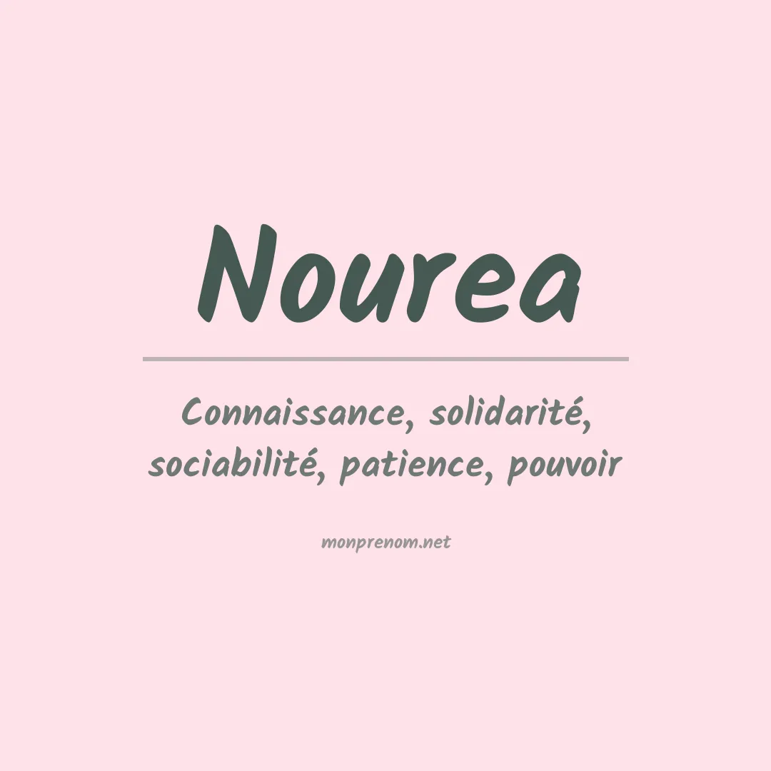 Prénom Nourea