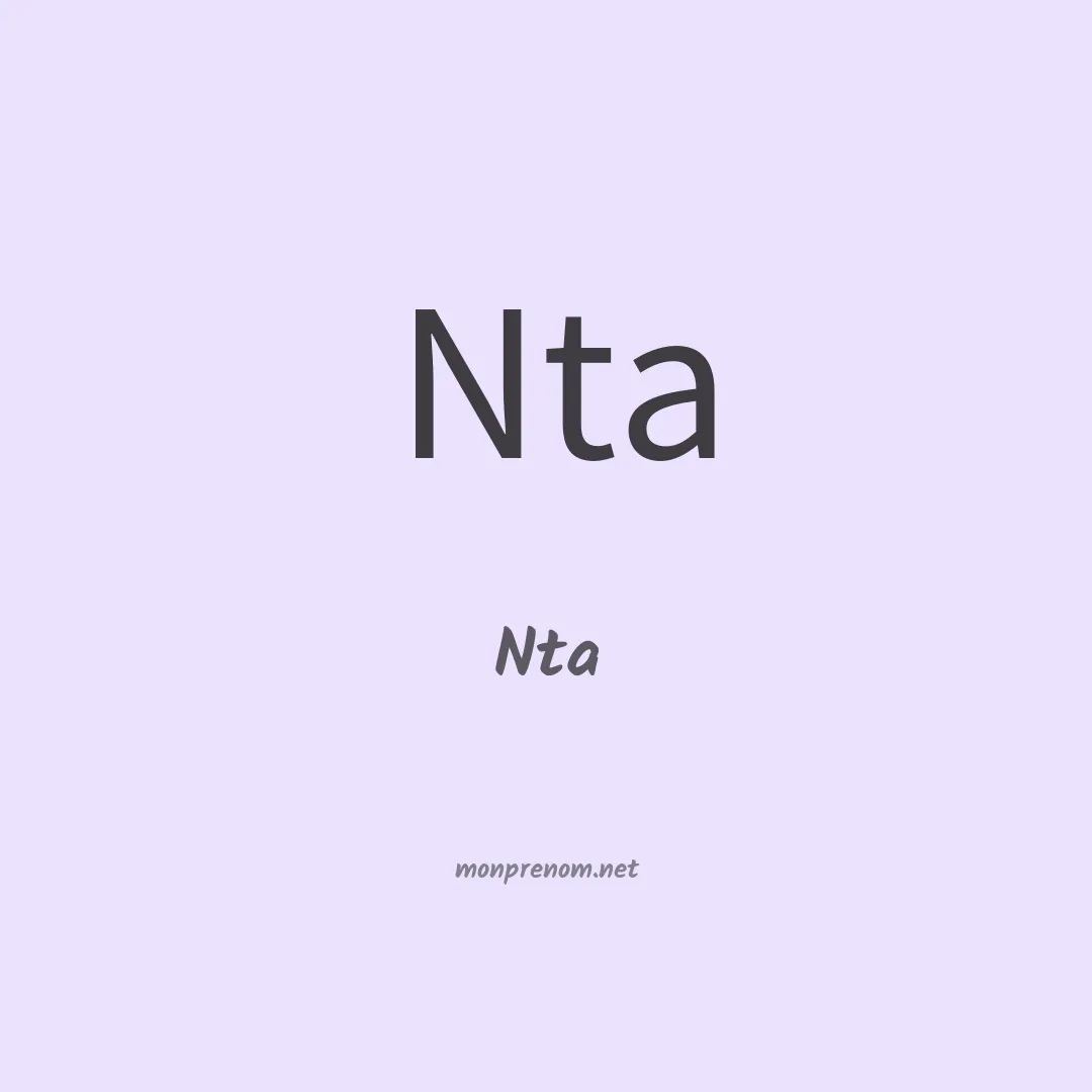 Nta en chinois