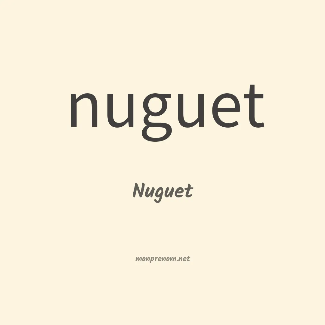 Nuguet en chinois