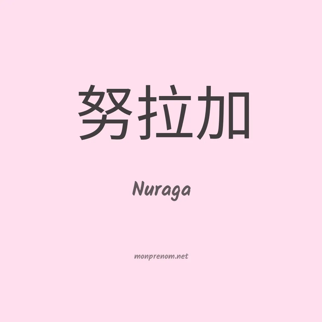 Nuraga en chinois