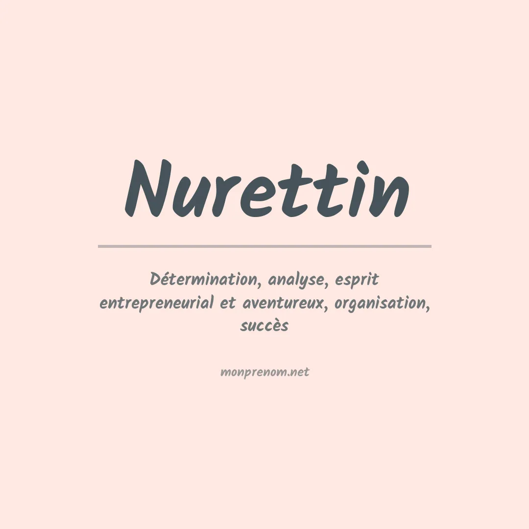 Prénom Nurettin