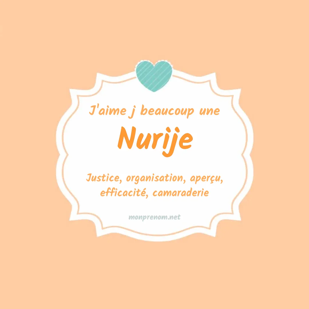 J'aime beaucoup Nurije