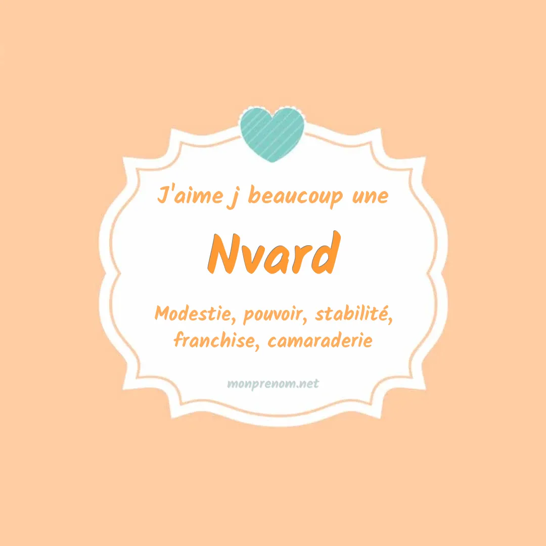 J'aime beaucoup Nvard