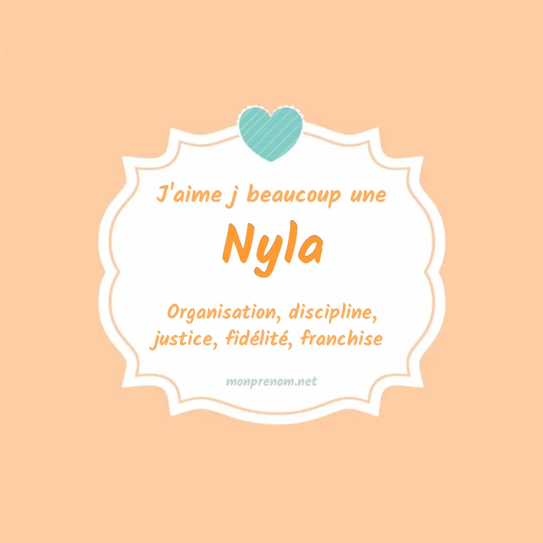 J'aime beaucoup Nyla